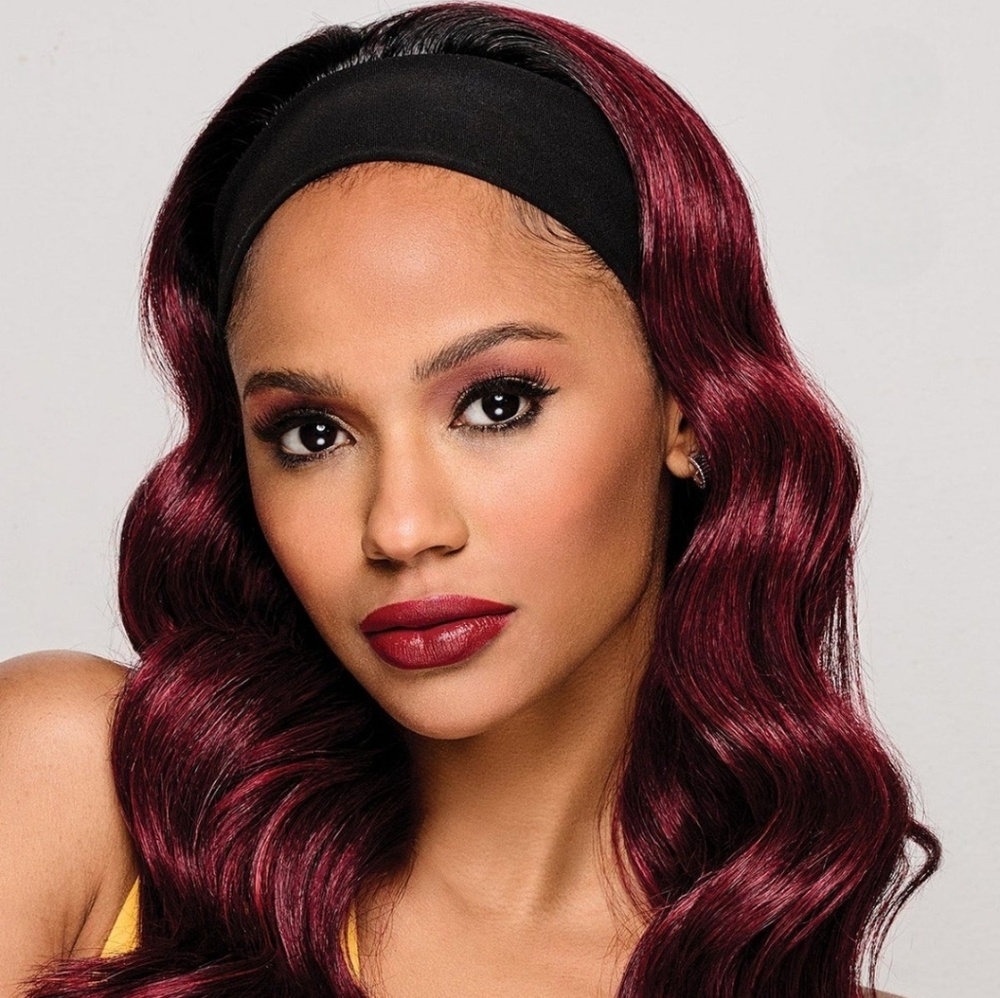 Elegant Burgundy Hair Wig for Women